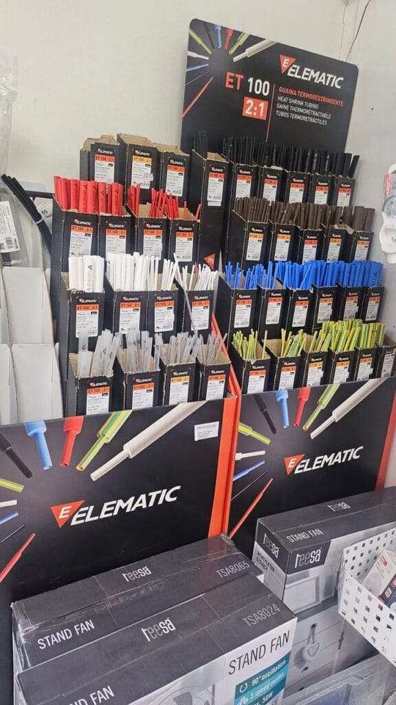 Arpi Elektro: Zmrazovanie bužírky v rôznych farbách, s lepidlom a bez lepidla.